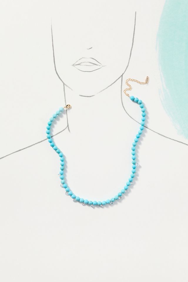 Beaded Crystal Necklace #3