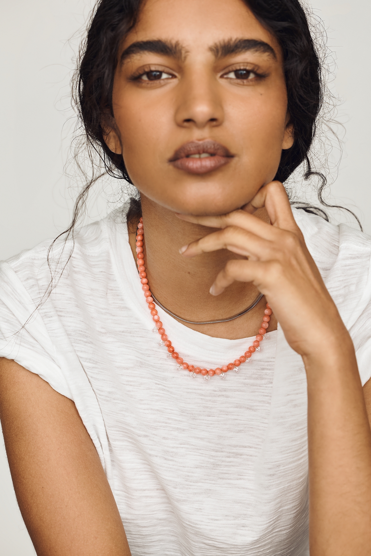 Beaded Crystal Necklace