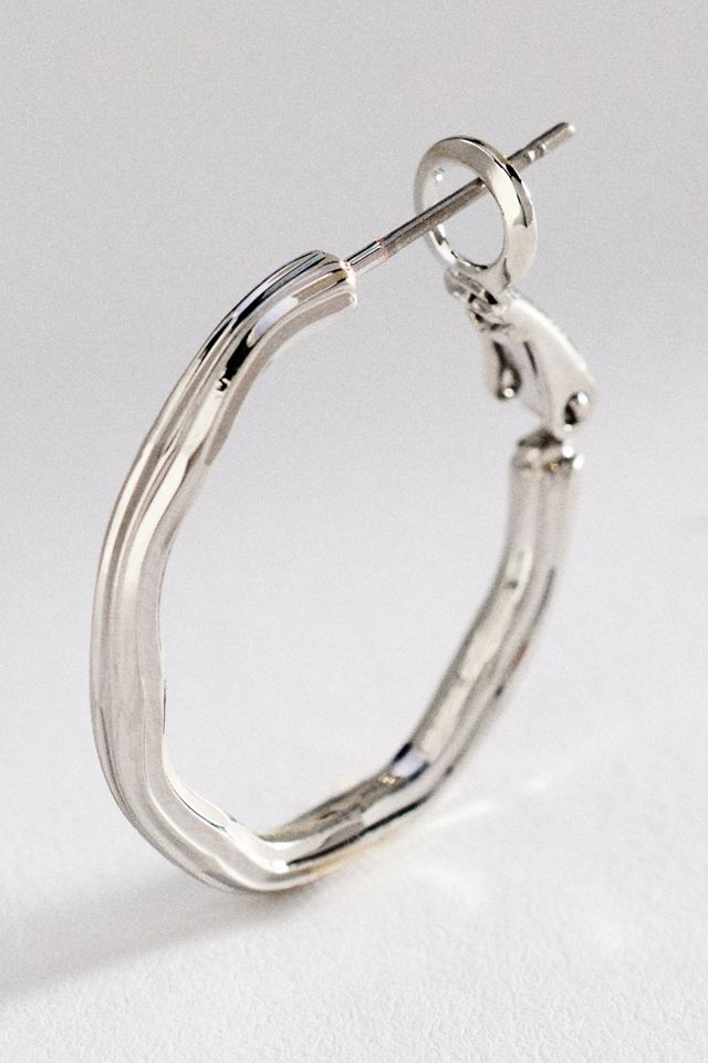 Ribbed Hoop Earrings #1