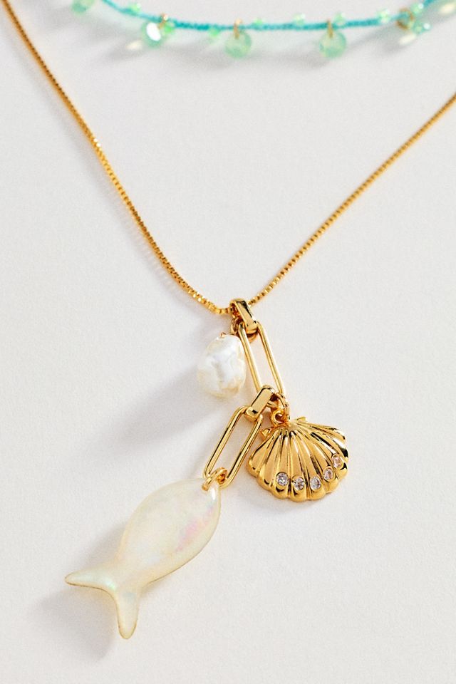 Threaded Layered Necklaces, Set of 2 #1