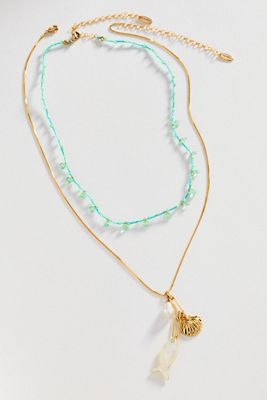 Threaded Layered Necklaces, Set of 2
