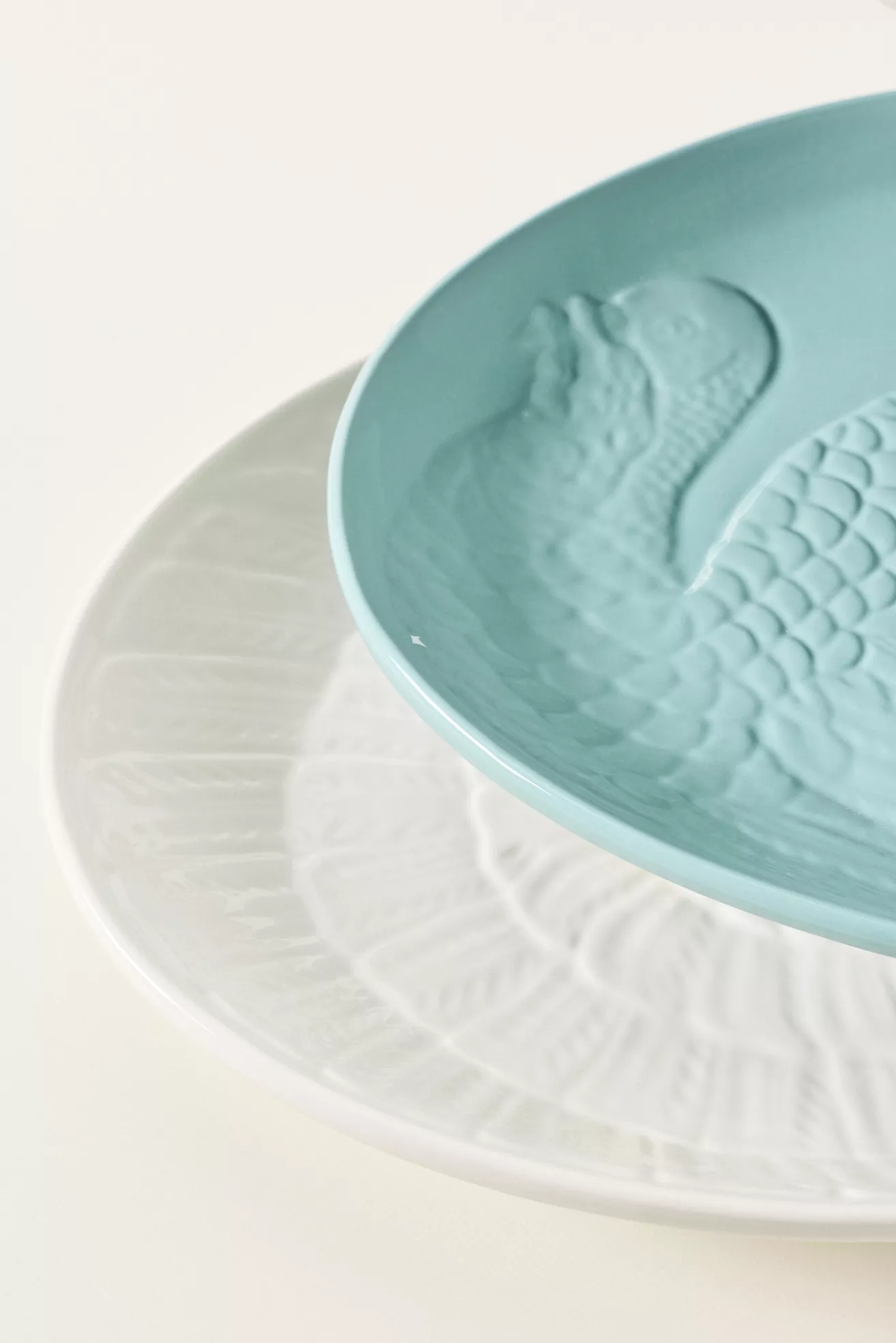 Italian Earthenware Figural Turkey Platter - thumbnail 3