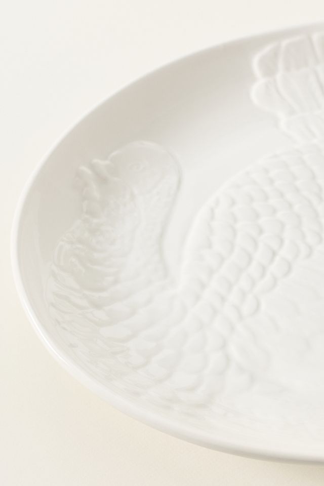 Italian Earthenware Figural Turkey Platter #2