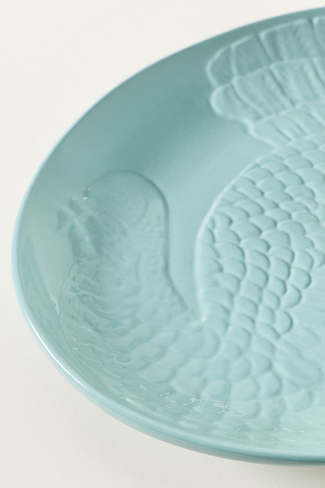 Italian Earthenware Figural Turkey Platter #2