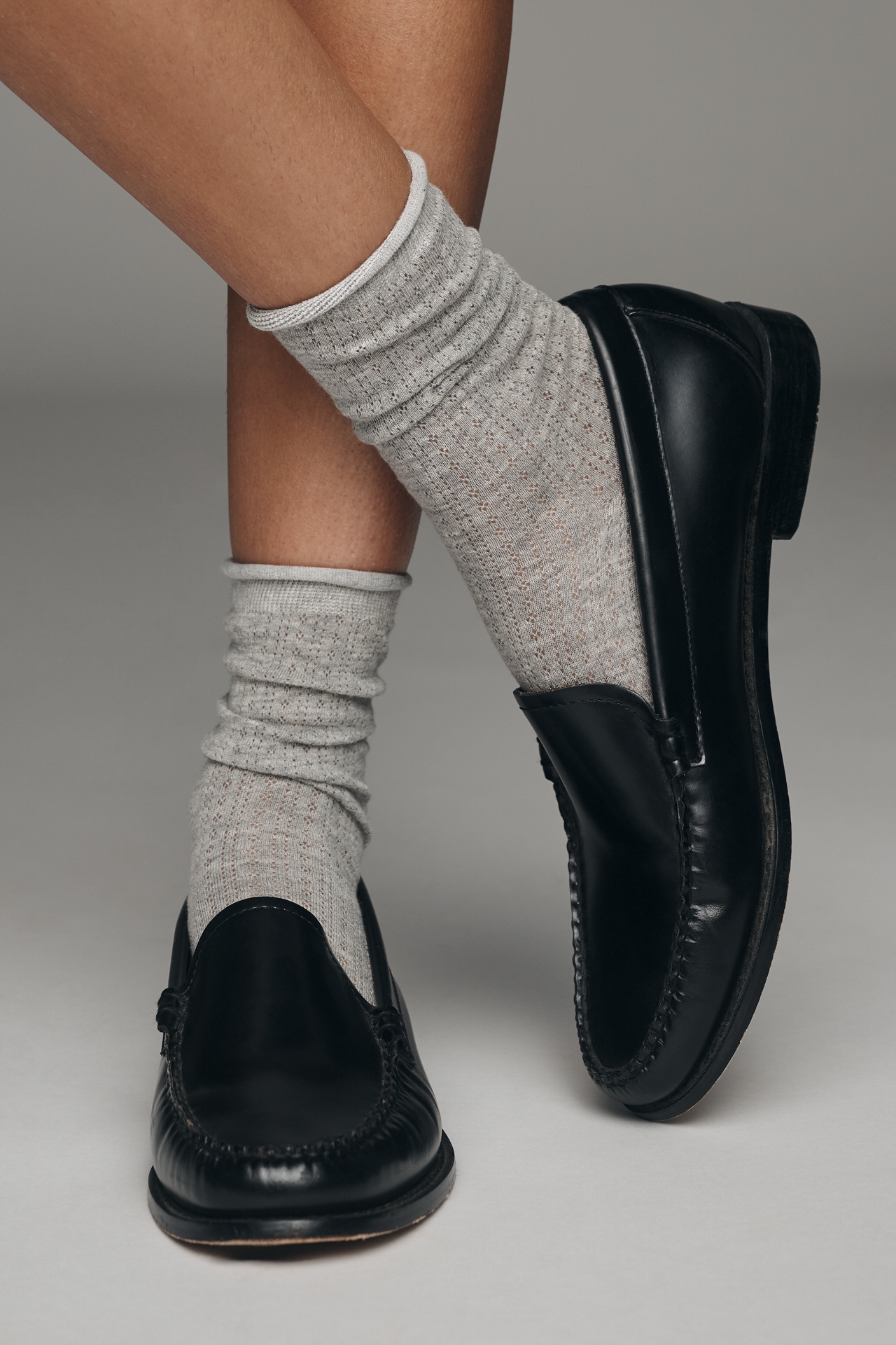 Casa Clara Lilas Pointelle Trouser Socks