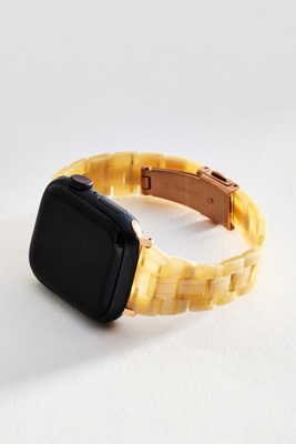 Posh Tech Autumn Resin Apple Watch Band In Sand