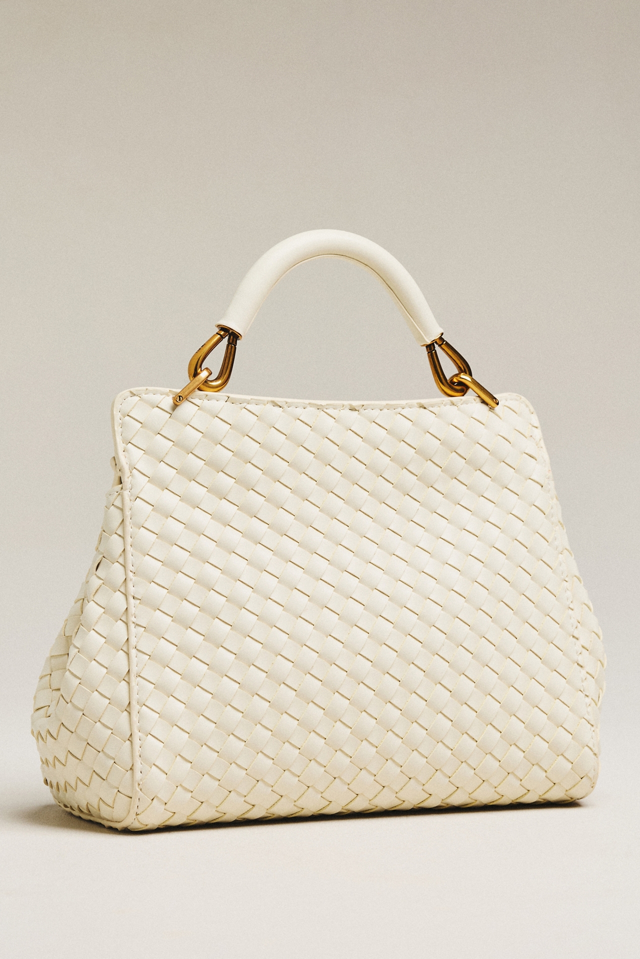 JW PEI Lucia Classic Top Handle Woven Bag