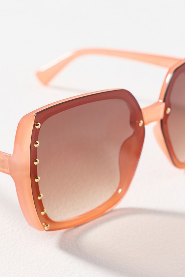 Eyeking Oversized Square Studded Sunglasses #2