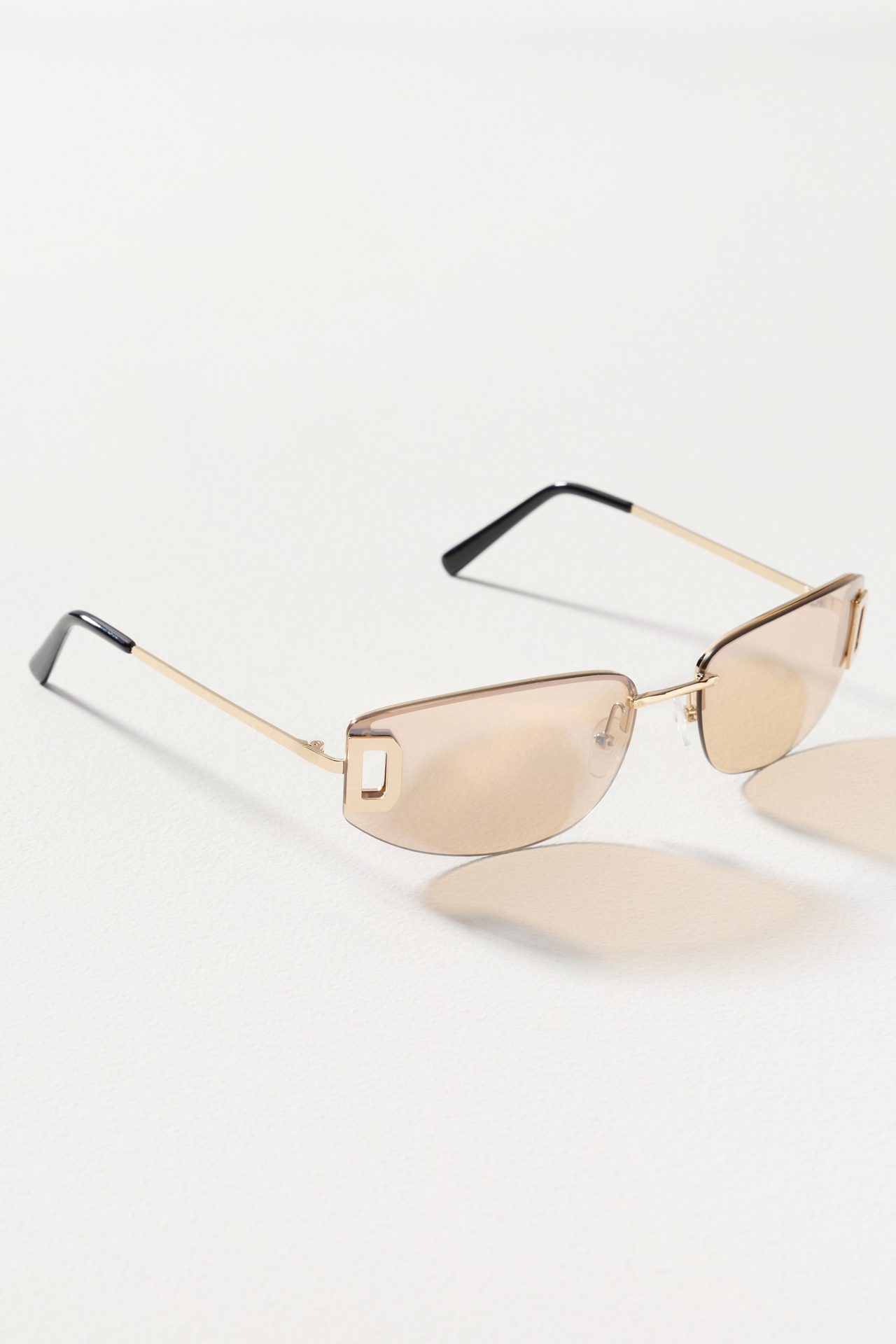 By Anthropologie Sporty Rectangle Sunglasses