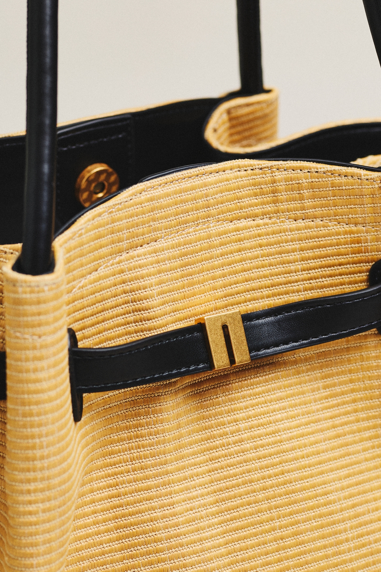 JW PEI Hana Medium Faux Straw Tote Bag