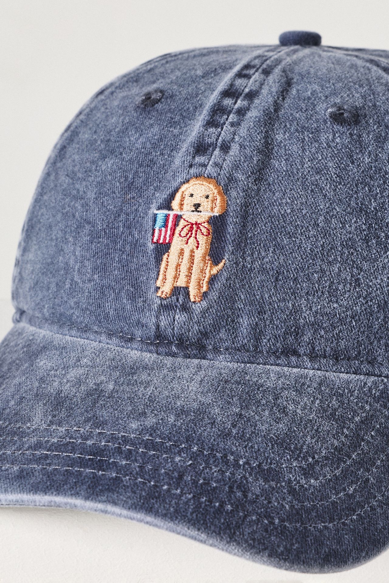 Frasier Sterling Patriotic Pup Baseball Cap