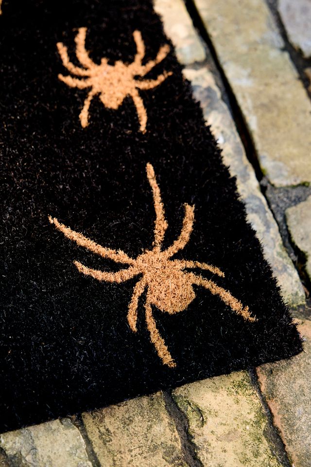 Spooky Spiders Coir Doormat #1