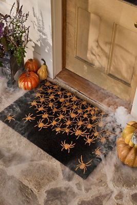 Spooky Spiders Coir Doormat