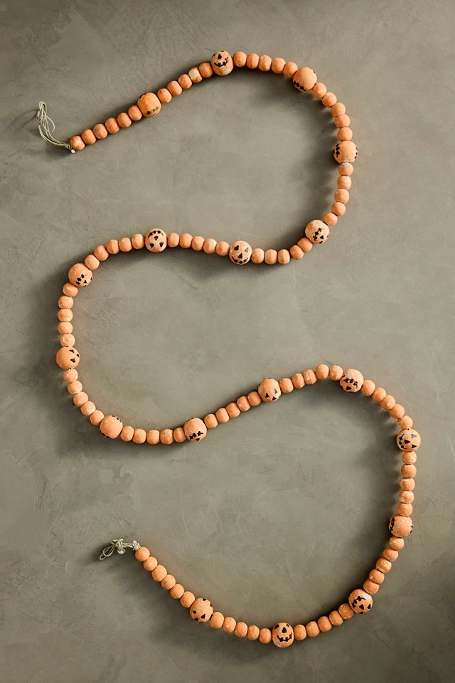 Wooden Pumpkin Garland #2