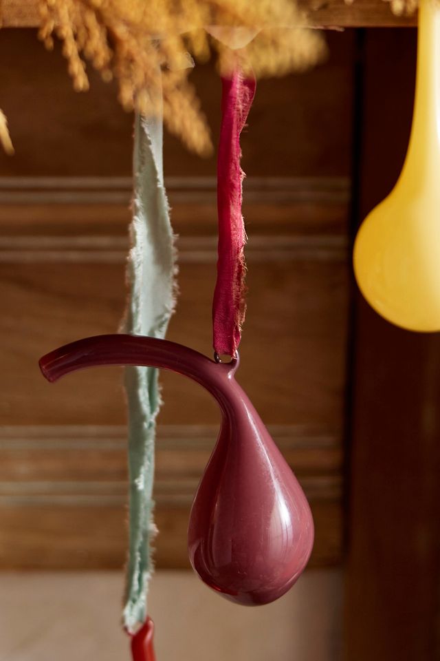 Heirloom Gourd Glass Ornaments, Set of 6 #1