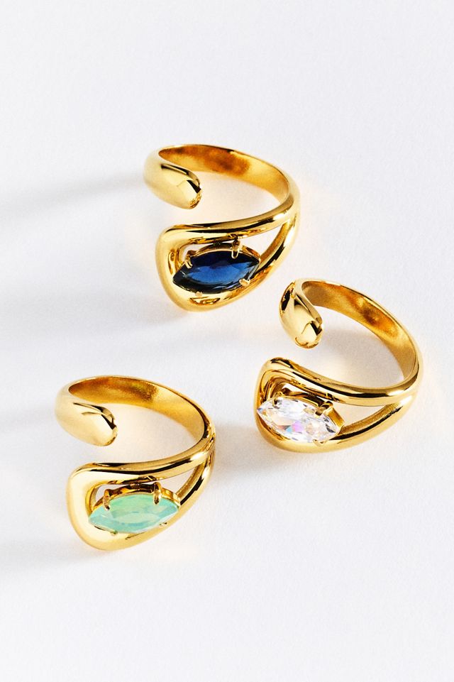 Bezel Wrap Ring #1