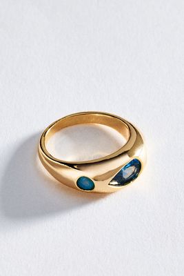 Crystal Triad Ring