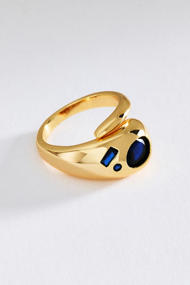 Crystal Wrap Adjustable Ring #1