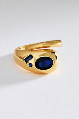 Crystal Wrap Adjustable Ring