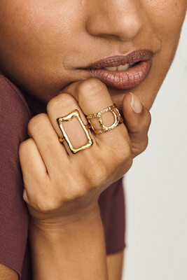 Textured Statement Ring