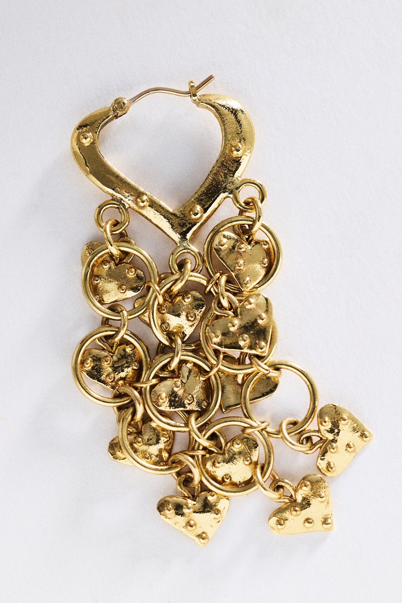 ALÉMAIS Heart Drop Earrings