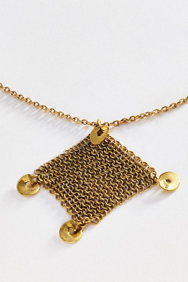 ALÉMAIS Atomic Chain Disc Pendant Necklace #1