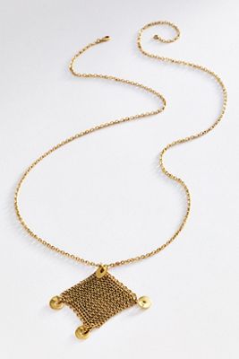 ALÉMAIS Atomic Chain Disc Pendant Necklace