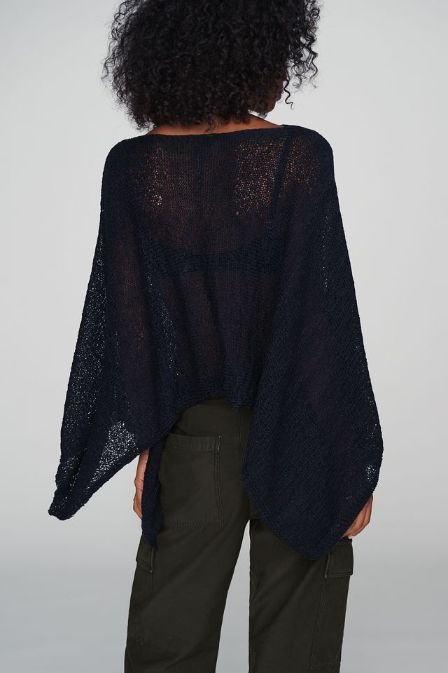Gauze Knit Poncho #2