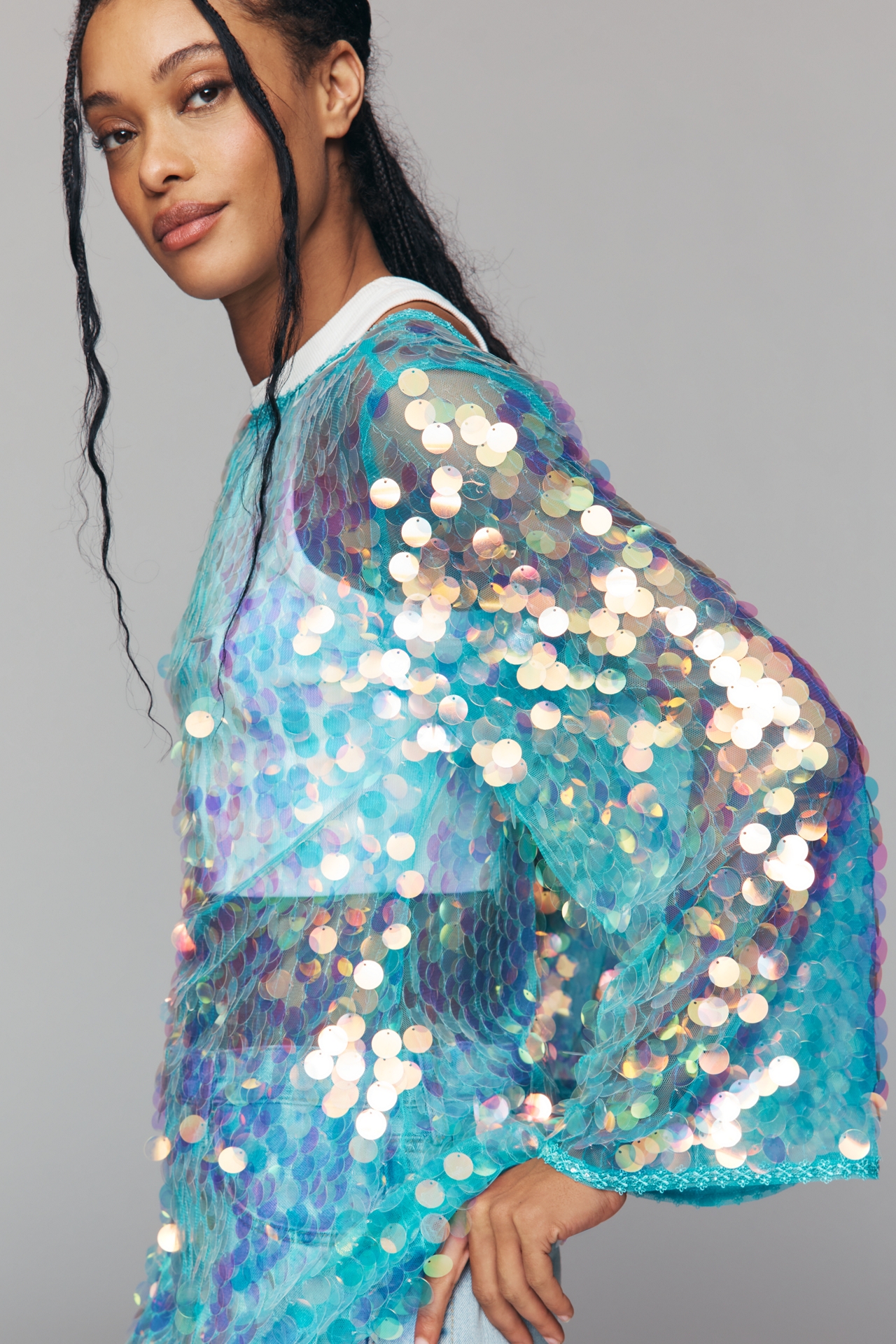 Celandine Sequin Mini Tunic