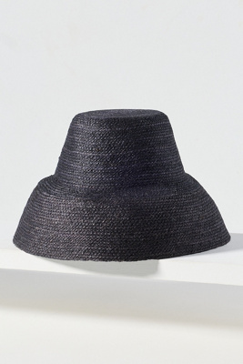Brunna.co Naomi Jute Bucket Hat In Black