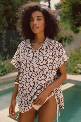 By Anthropologie Cotton Hooded Tunic