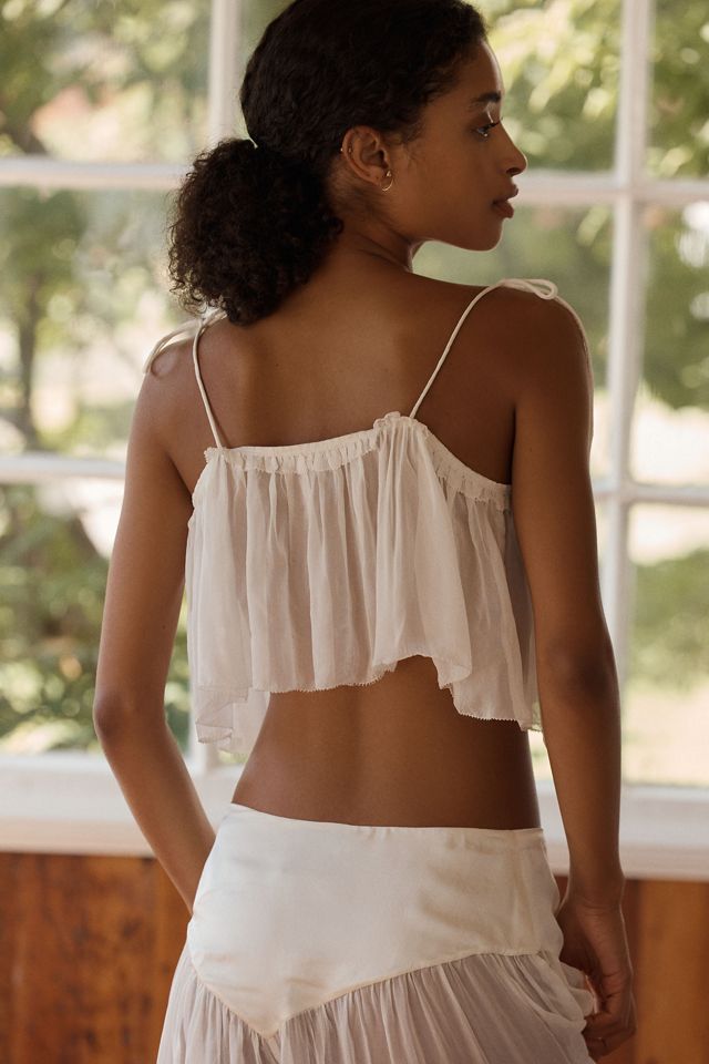 BHLDN Sheer Cropped Cami #2