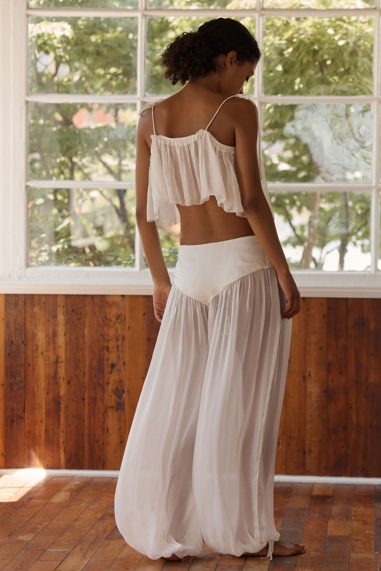 BHLDN Sheer Balloon Pants