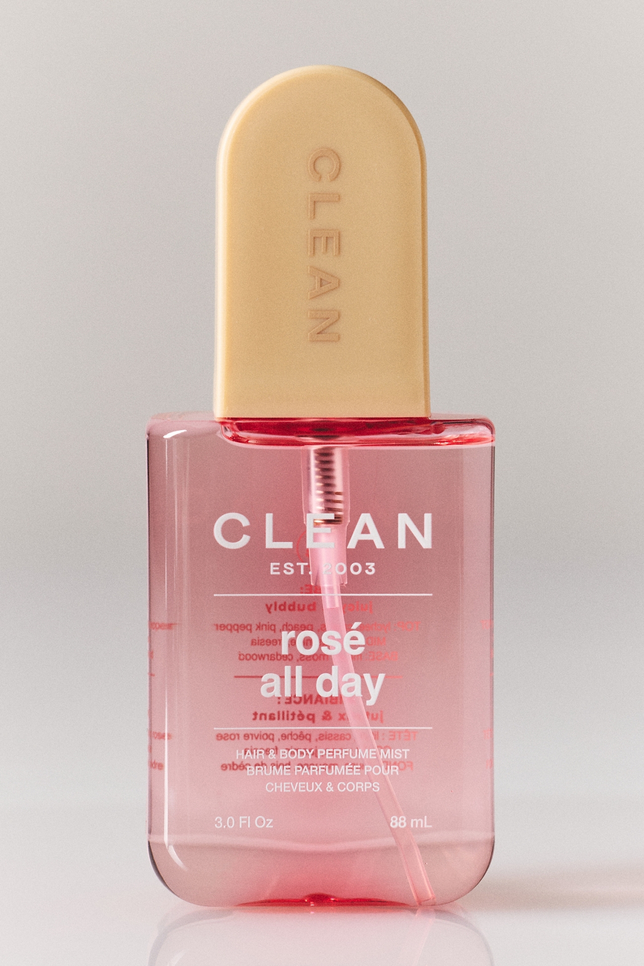 Clean Beauty Rosé All Day Hair & Body Mist