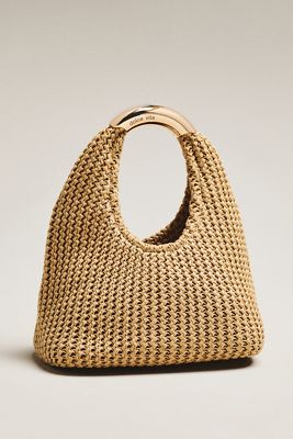 Dolce Vita Eveliser Raffia Mini Slouchy Bag
