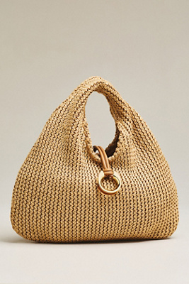 Dolce Vita Martin Raffia Slouchy Bag
