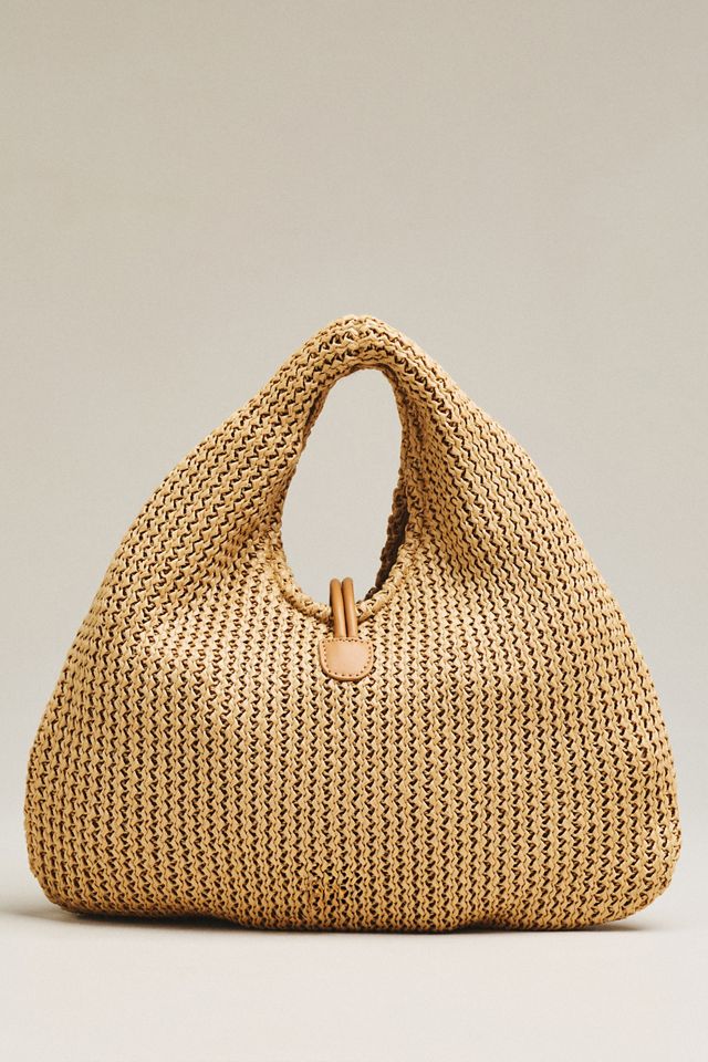 Dolce Vita Martin Raffia Slouchy Bag #1