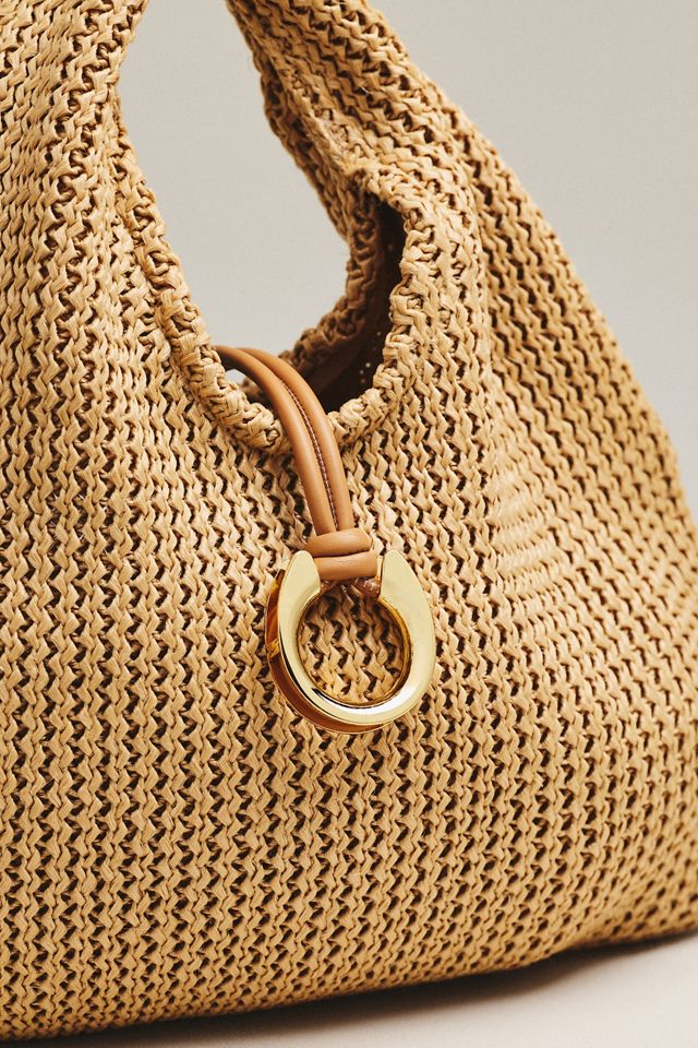 Dolce Vita Martin Raffia Slouchy Bag #2
