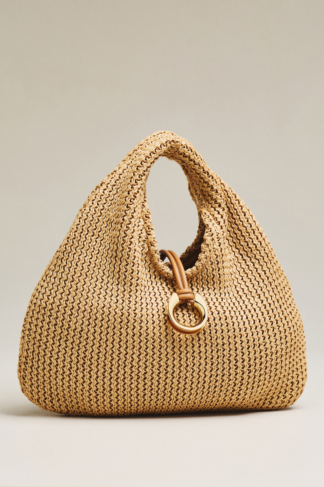 Dolce Vita Martin Raffia Slouchy Bag