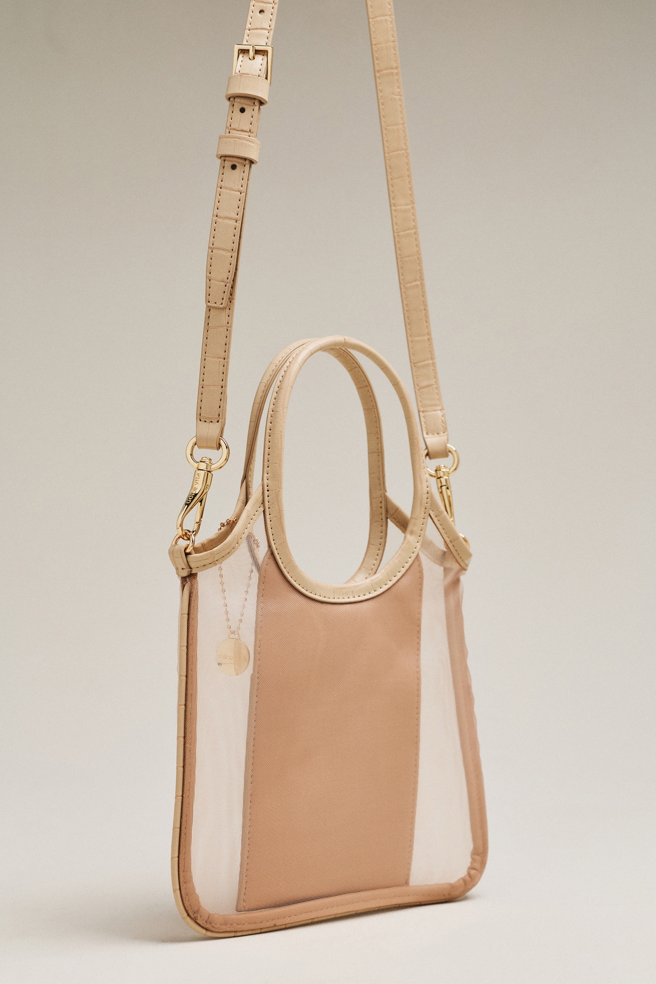 Dolce Vita Sylvene Mesh Crossbody Satchel