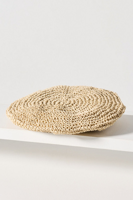 Wyeth Staw Beret In Brown