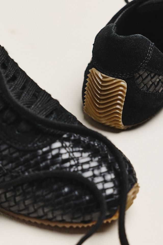 Maeve Woven Leather Sneakers #2