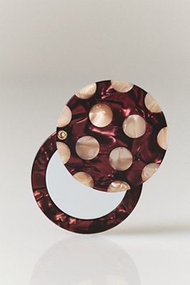 By Anthropologie Swivel Compact Mirror