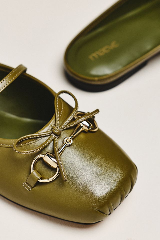 Maeve Horsebit Mule Ballet Flats #5
