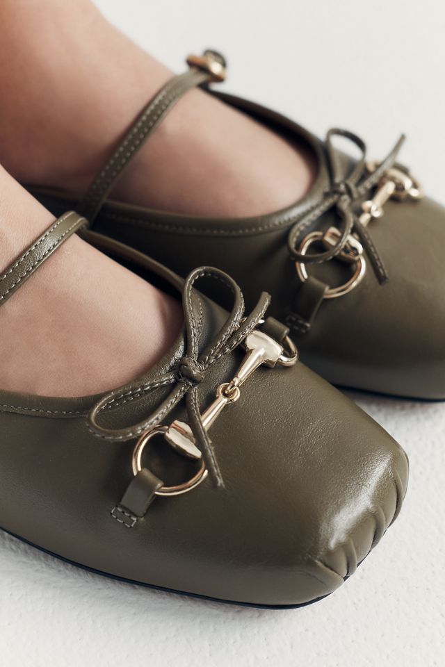 Maeve Horsebit Mule Ballet Flats #1