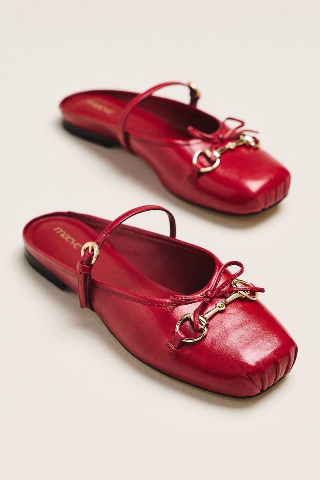Maeve Leather Horsebit Mules #1