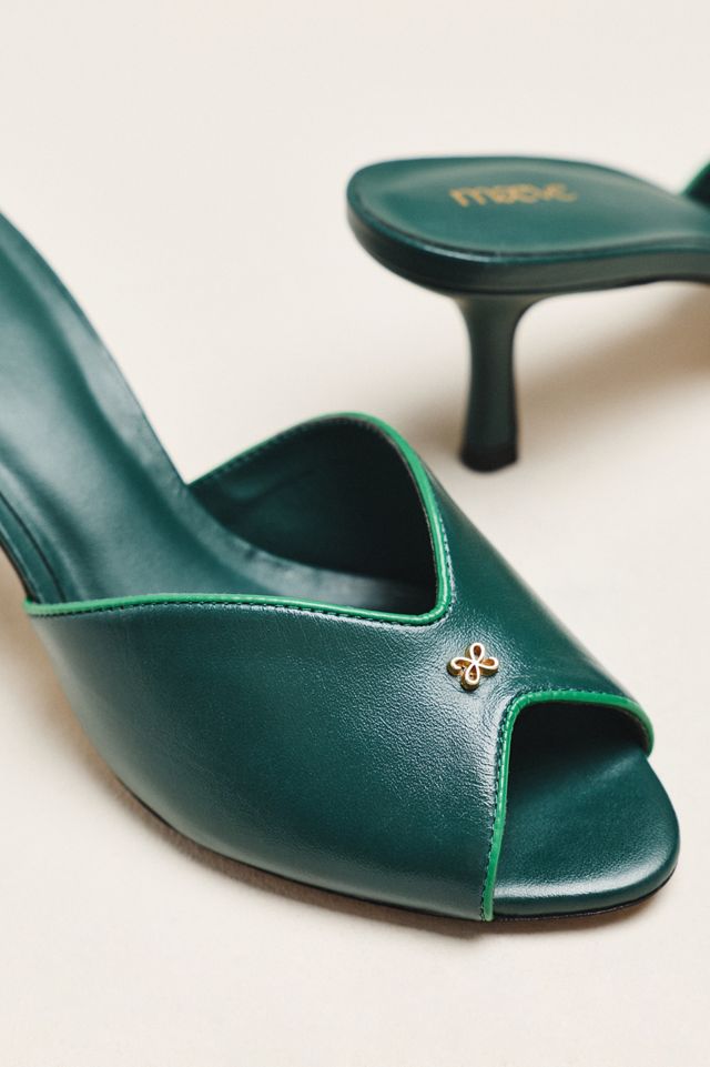 Maeve Peep-Toe Kitten Heels #3