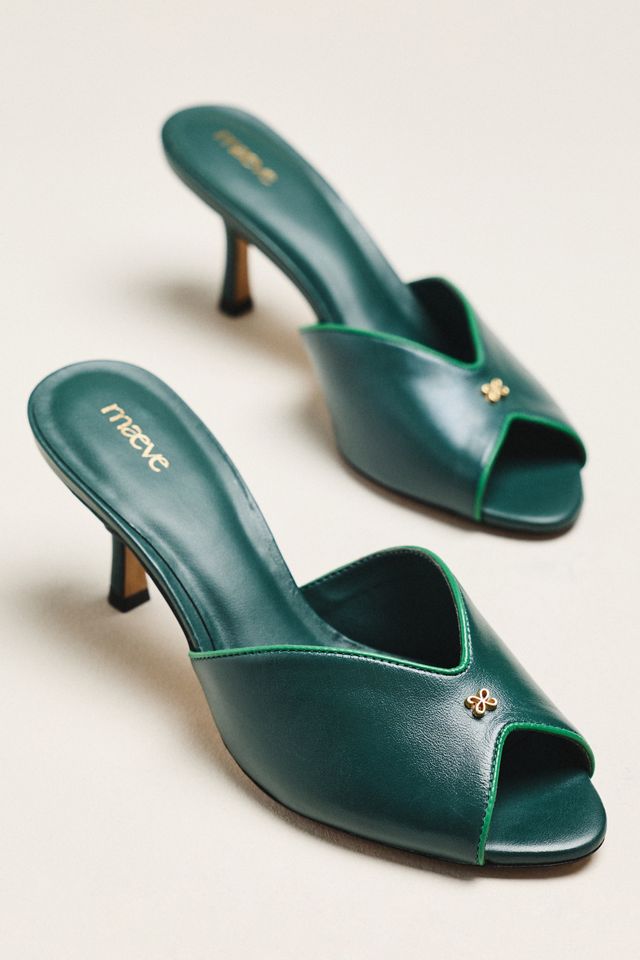 Maeve Peep-Toe Kitten Heels #1