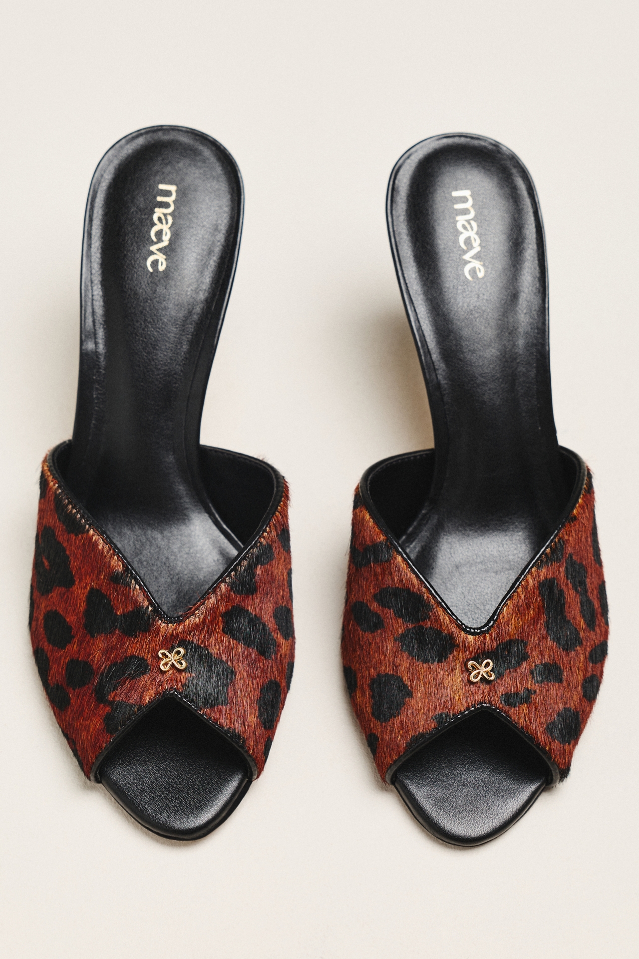Maeve Peep-Toe Kitten Heels