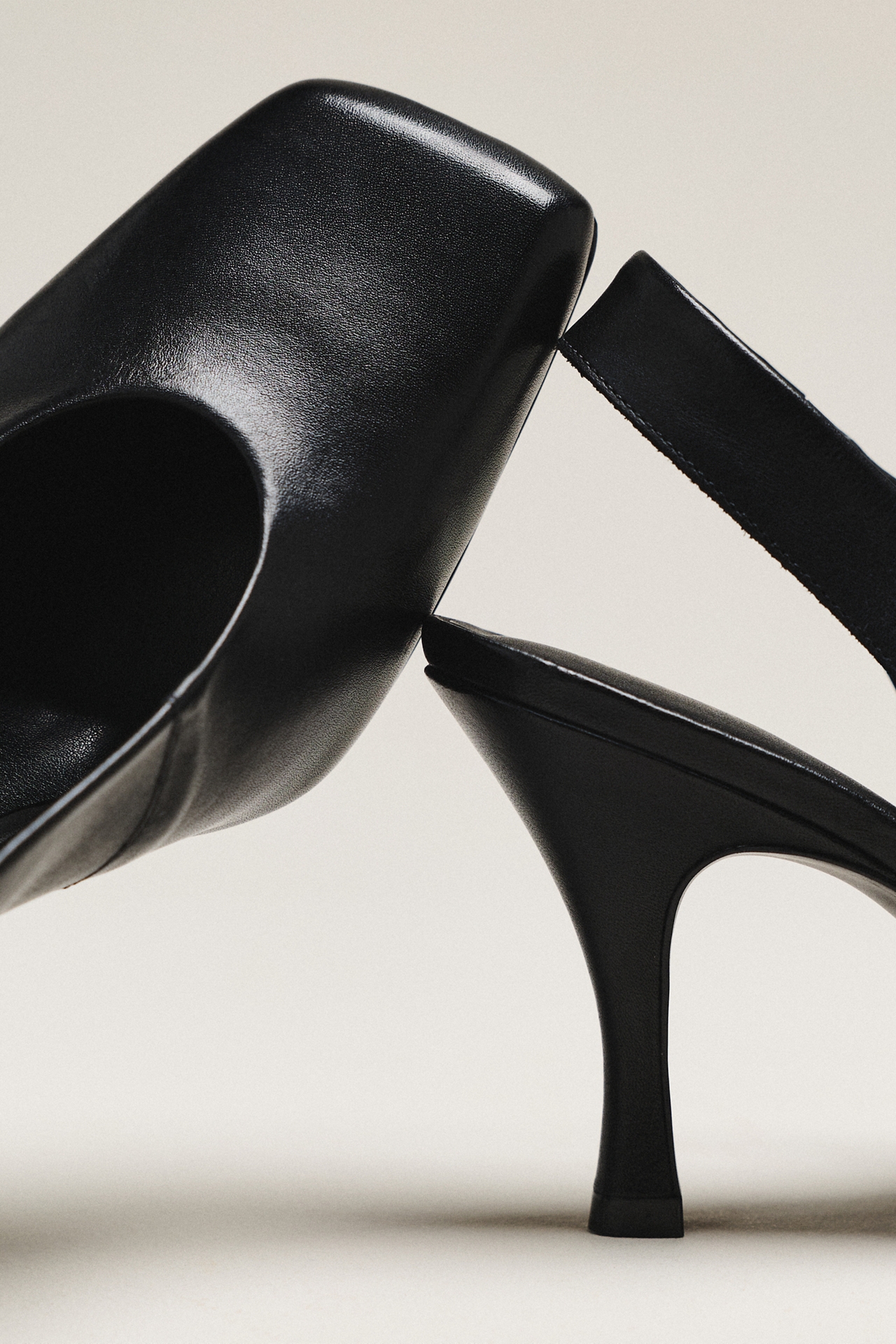 Maeve Square-Toe Slingback Pumps